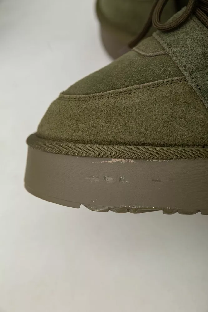 Купить Угги женские на меху  -уценка, цвет зеленый, 243RL952-8A-U-1 - Фото №8