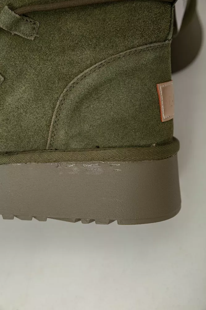 Купить Угги женские на меху  -уценка, цвет зеленый, 243RL952-8A-U-1 - Фото №9