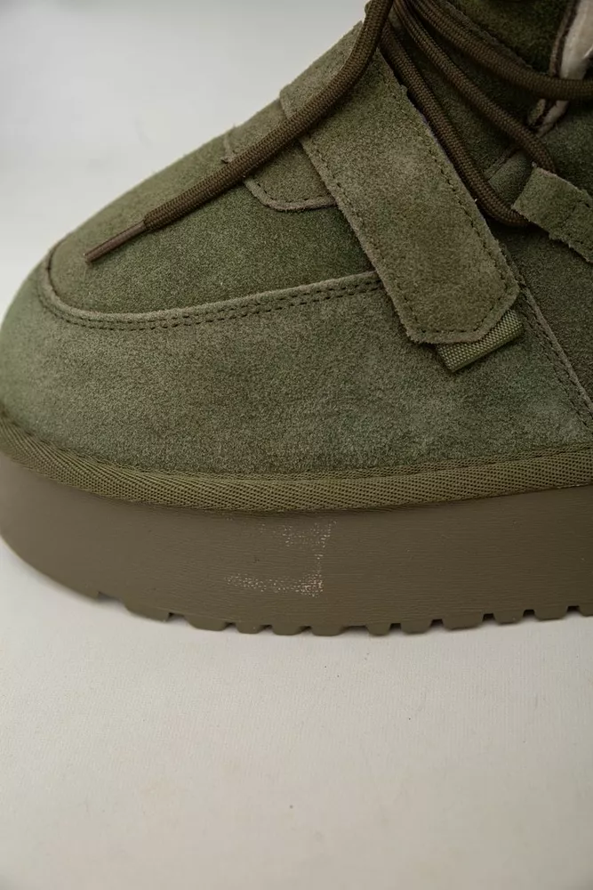 Купить Угги женские на меху  -уценка, цвет зеленый, 243RL952-8A-U-3 - Фото №7