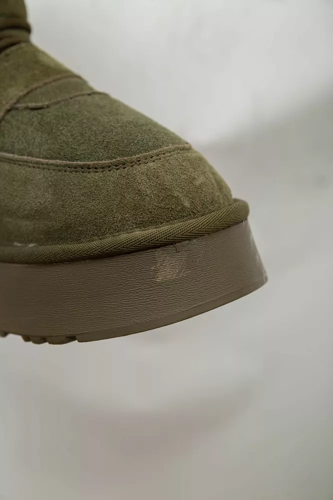 Купить Угги женские на меху  -уценка, цвет зеленый, 243RL952-8A-U-11 - Фото №8