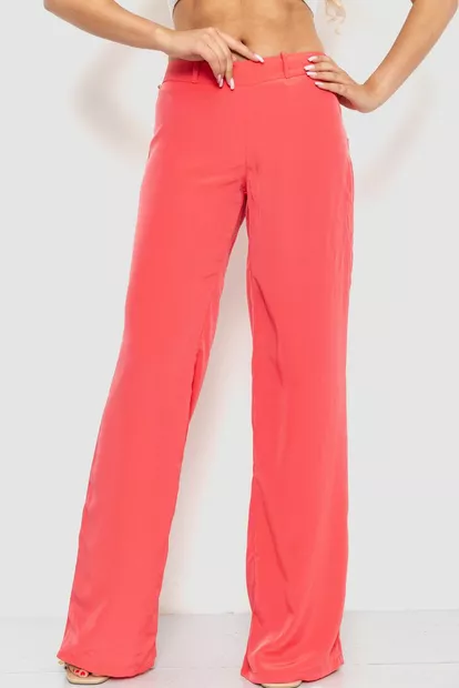 Брюки женские, цвет коралловый, 201R1903