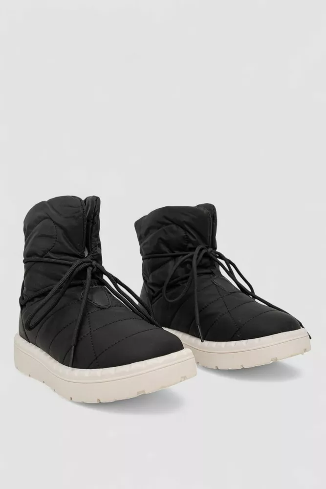 Купить Дутики ж., цвет черно-бежевый, 248RFM100 - Фото №3