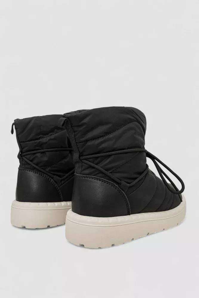 Купить Дутики ж., цвет черно-бежевый, 248RFM100 - Фото №4