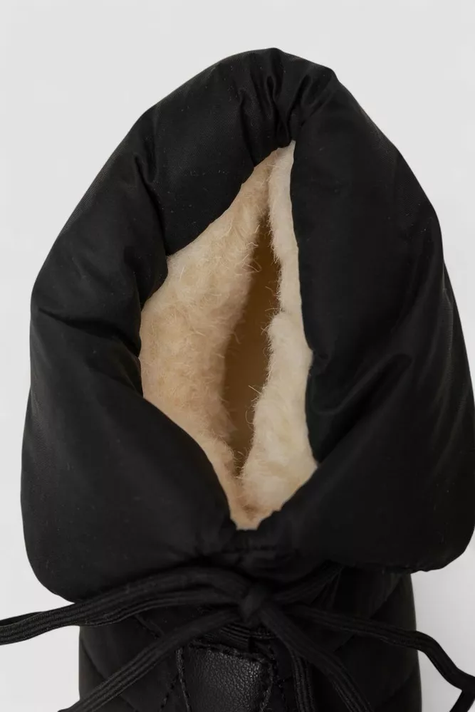 Купить Дутики ж., цвет черно-бежевый, 248RFM100 - Фото №6