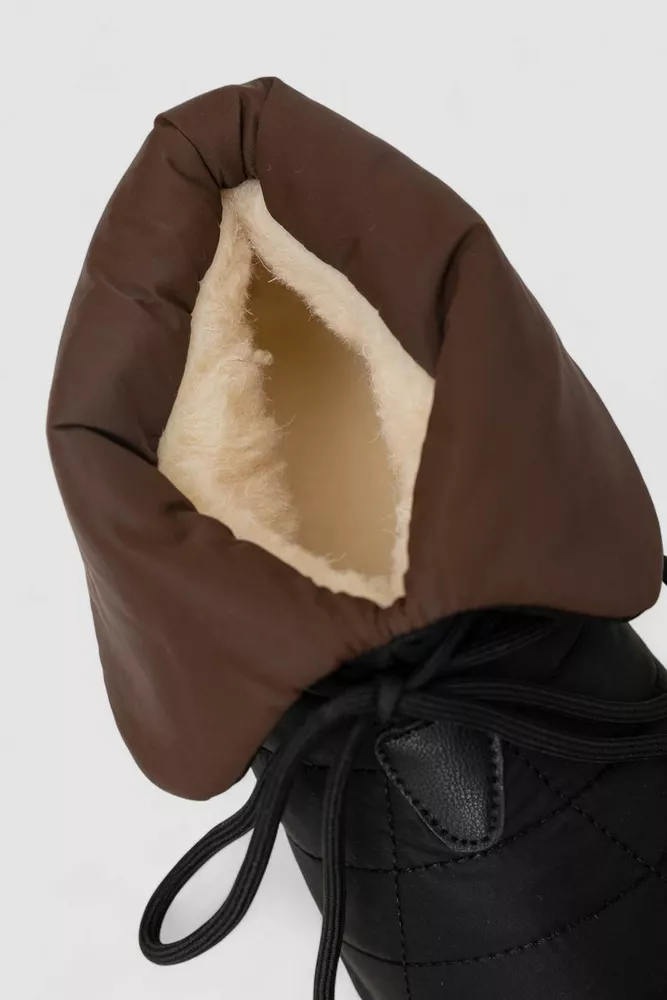 Купить Дутики ж., цвет черно-коричневый, 248RFM100 - Фото №6