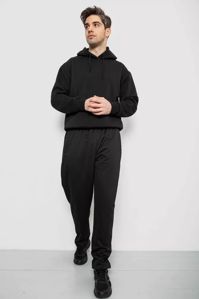 Купить Спортивные штаны мужские, цвет черный, 244R41399 - Фото №2