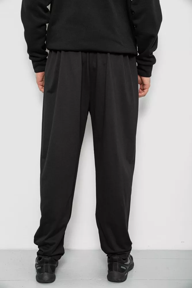Купить Спортивные штаны мужские, цвет черный, 244R41399 - Фото №4