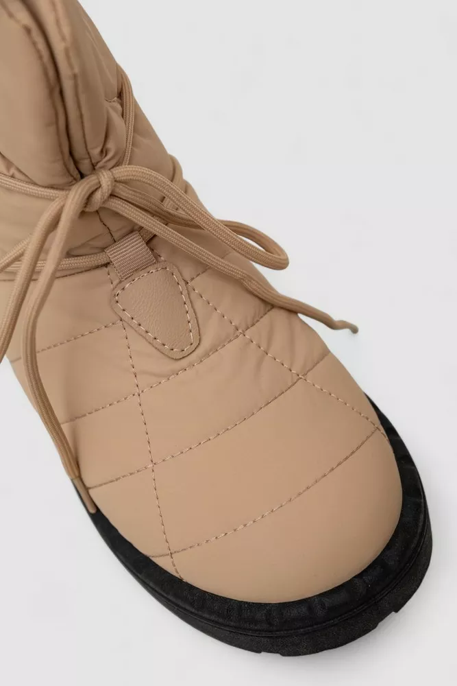 Купить Дутики ж., цвет бежево-черный, 248RFM100 - Фото №2