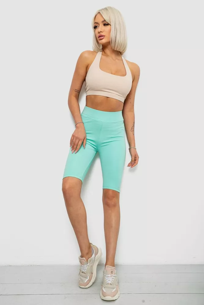 Купити Треки жіночі однотонні, колір м'ятний, 214R340 оптом - Фото №2