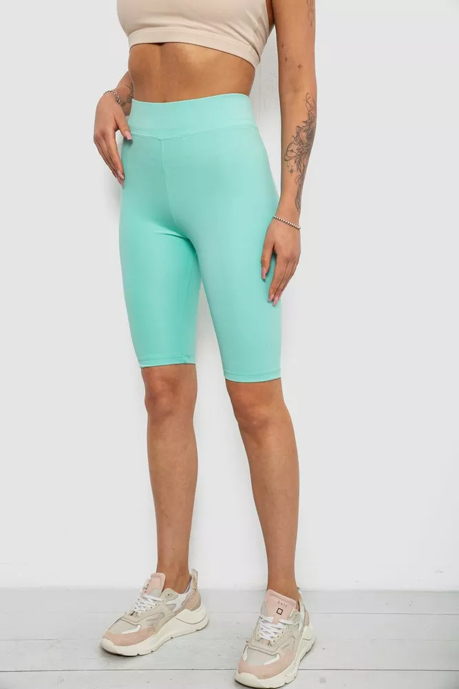 Купити Треки жіночі однотонні, колір м'ятний, 214R340 оптом - Фото №3