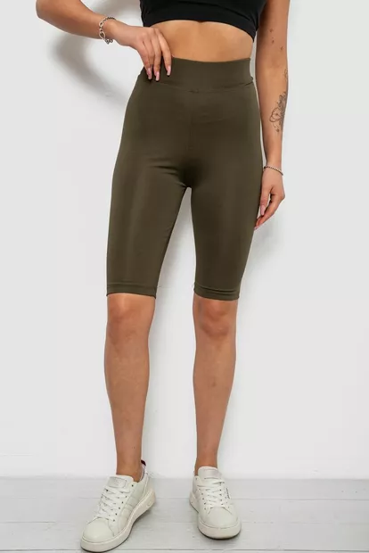 Треки жіночі однотонні, колір хакі, 214R340