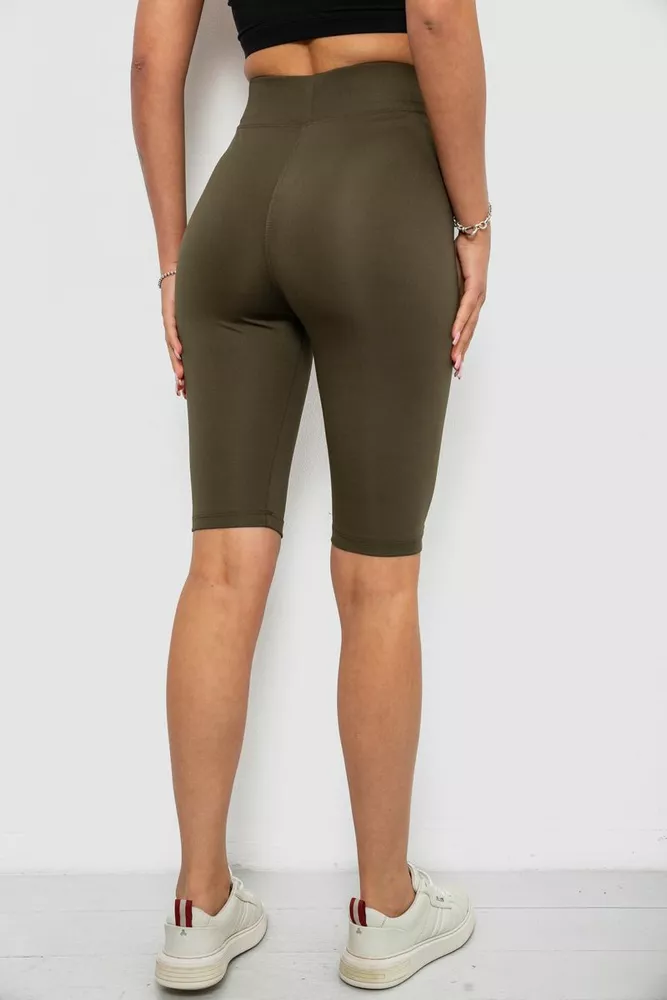 Купити Треки жіночі однотонні, колір хакі, 214R340 оптом - Фото №4