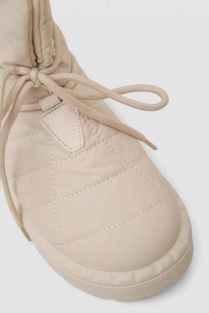 Купити Дутики жіночі зимові на хутрі 248RFM400, колір бежевий, 248RFM100 - Фото №2