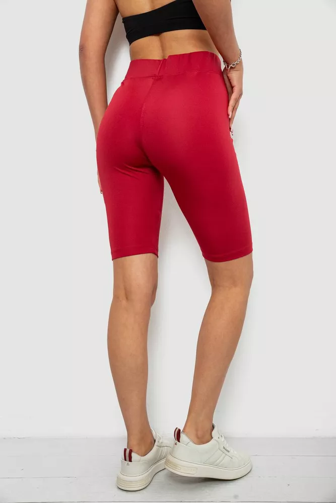 Купити Треки жіночі однотонні, колір бордовий, 214R340 оптом - Фото №4