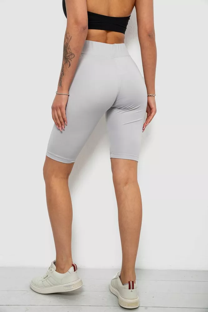 Купити Треки жіночі однотонні, колір сірий, 214R340 оптом - Фото №4