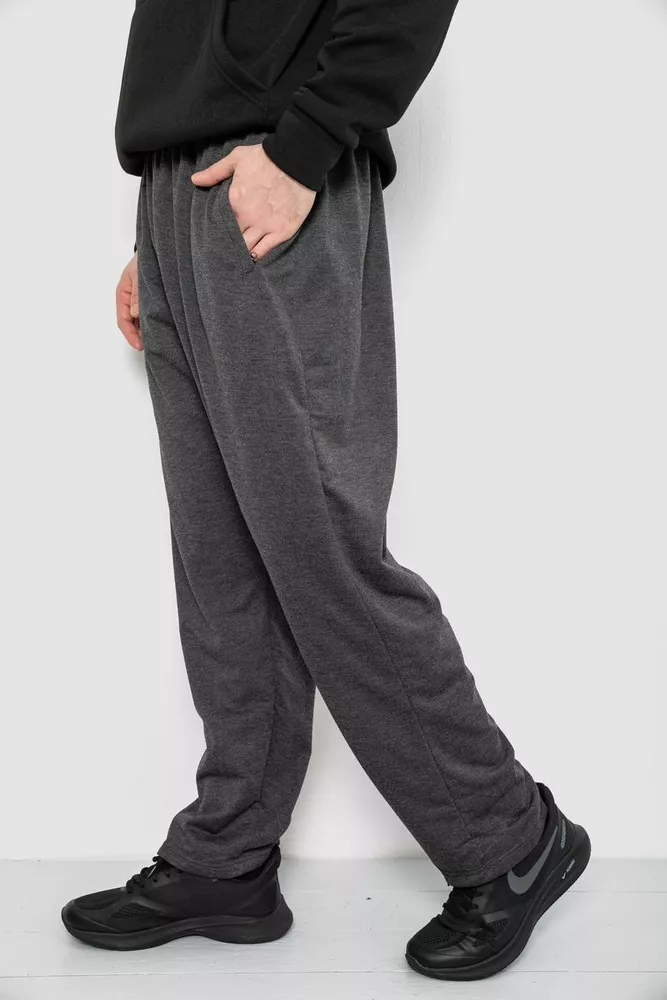 Купить Спортивные штаны мужские, цвет серый, 244R41399 - Фото №3