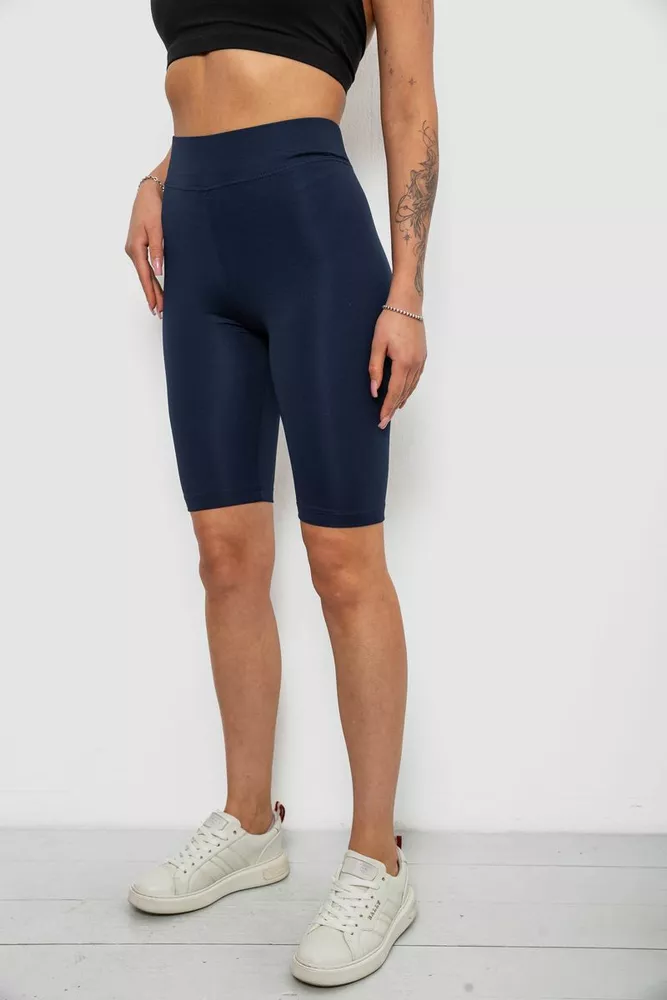 Купити Треки жіночі однотонні, колір синій, 214R340 - Фото №3