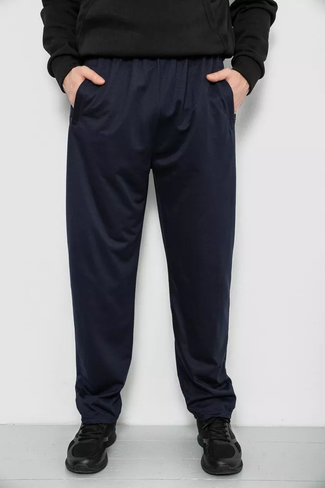 Купить Спортивные штаны мужские, цвет синий, 244R41399 - Фото №1