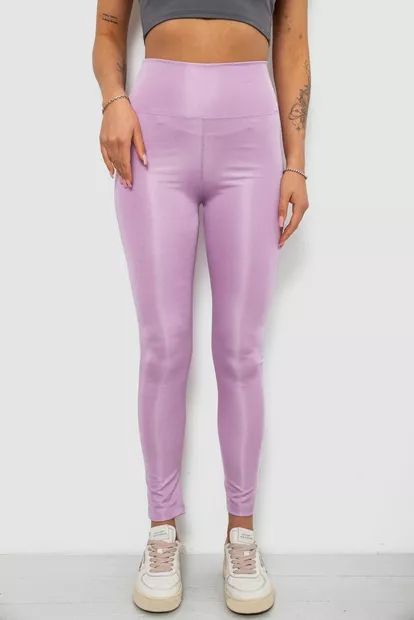 Лосини жіночі однотонні, колір бузковий, 214R155-1