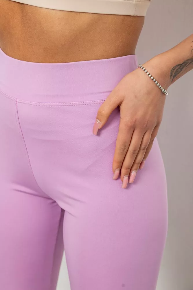 Купити Треки жіночі однотонні, колір бузковий, 214R340 - Фото №5