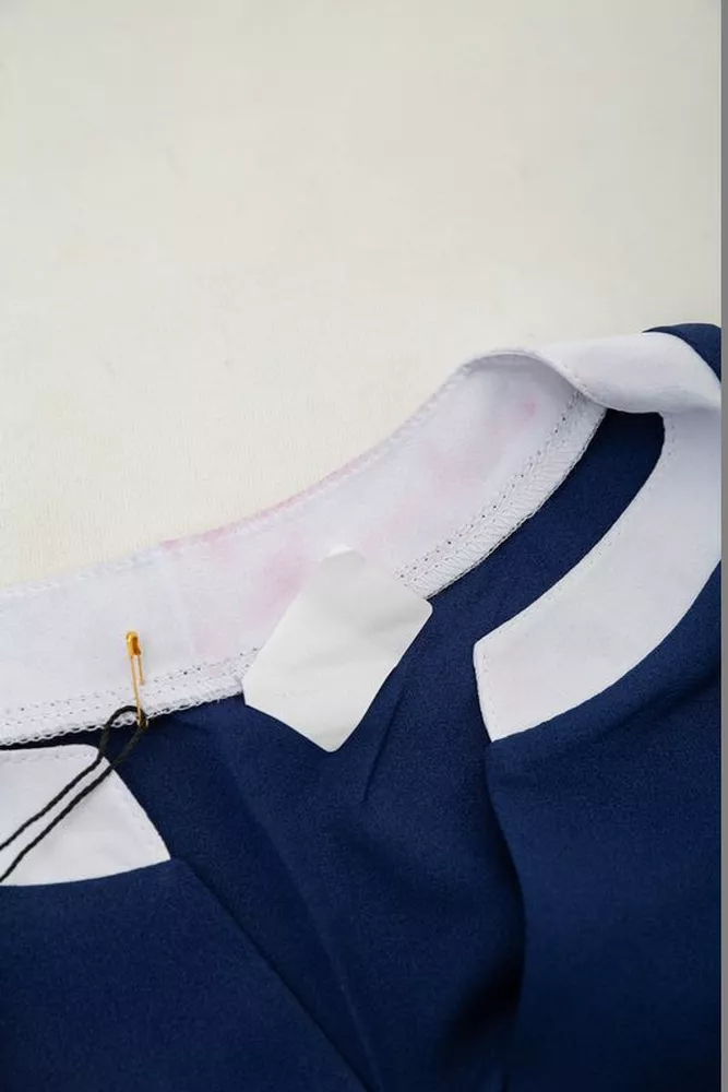 Купить Блуза классическая   -уценка, цвет темно-синий, 230R051-U-8 - Фото №6