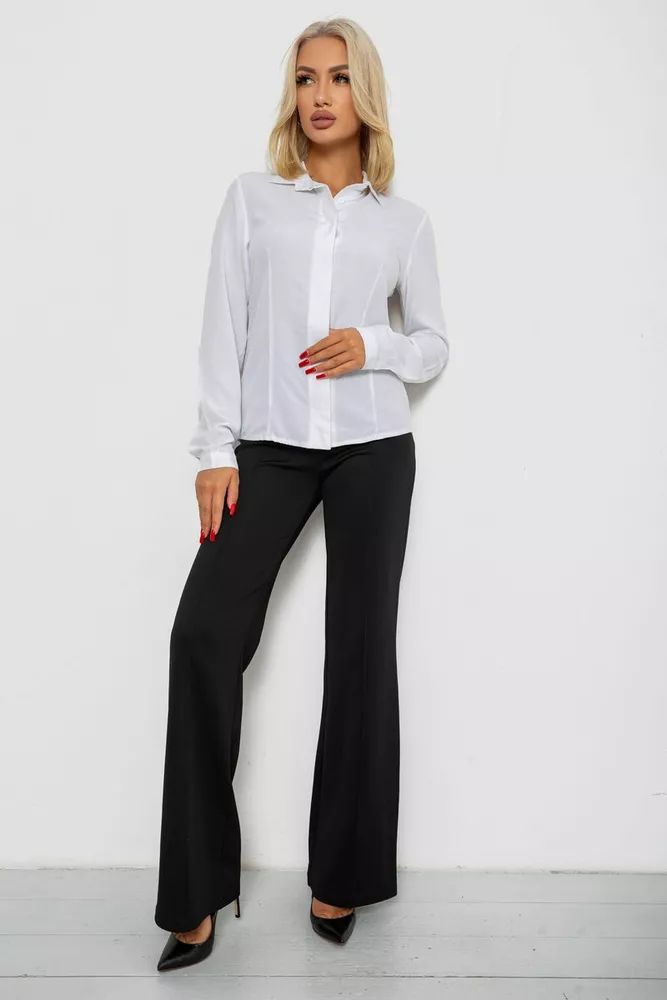 Купить Блуза классическая  -уценка, цвет белый, 230R08-2-U-1 - Фото №2