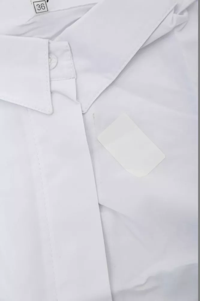 Купить Блуза классическая  -уценка, цвет белый, 230R08-1-U-14 - Фото №6