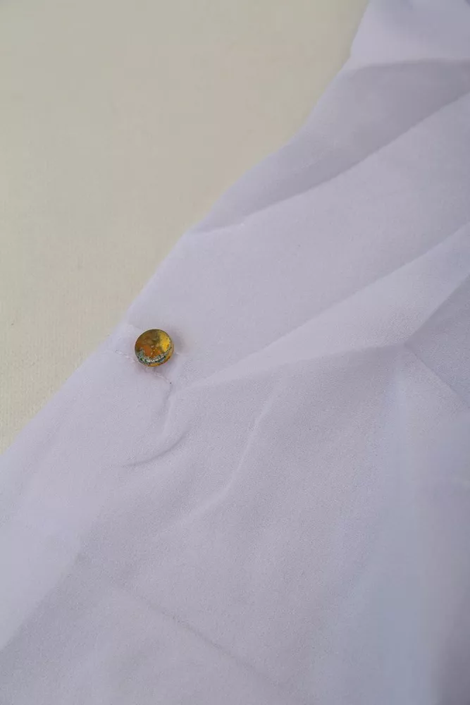 Купить Блуза классическая   -уценка, цвет бело-синий, 230R111-U-42 - Фото №6