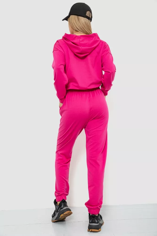 Купити Спорт костюм жіночий, колір рожевий, 186R2302 - Фото №4