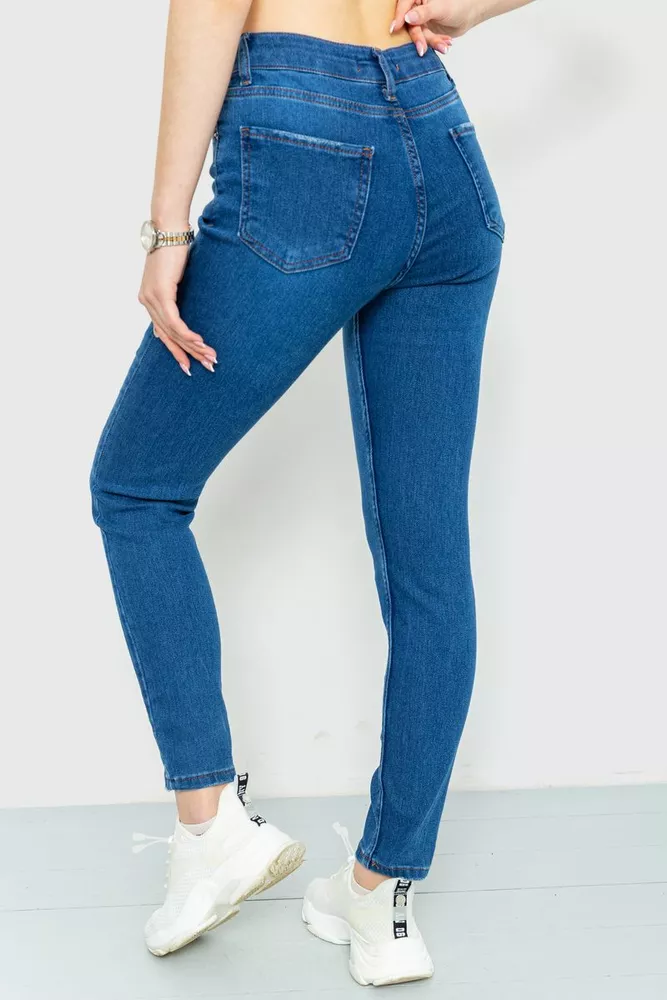Купити Джинси жіночі Skinny, колір синій, 164R3500 - Фото №4