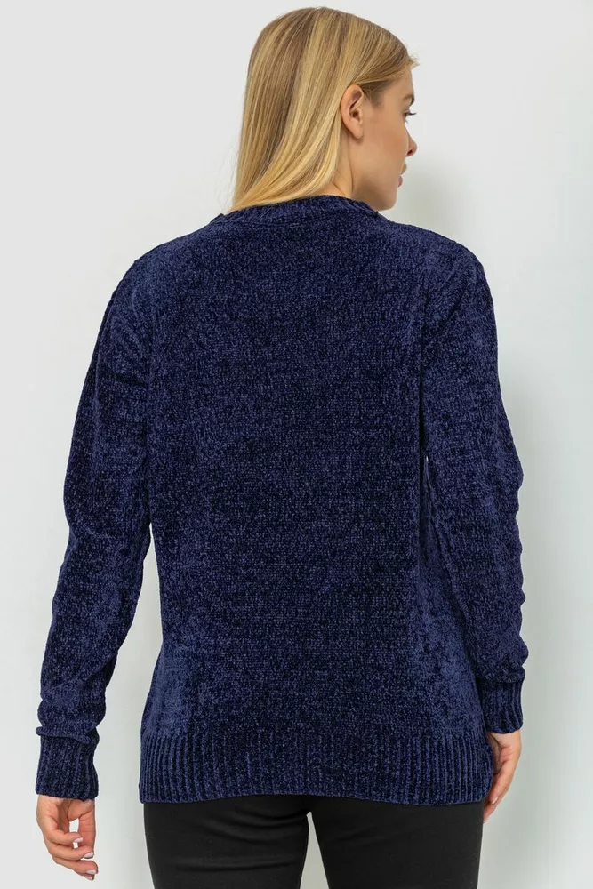 Купити Светр жіночий, колір темно-синій, 221R20PCS05 - Фото №4