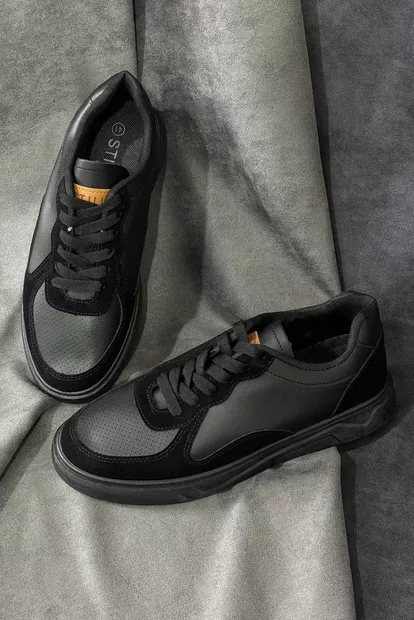 Кеды мужские, цвет черный, 248RR128-1R