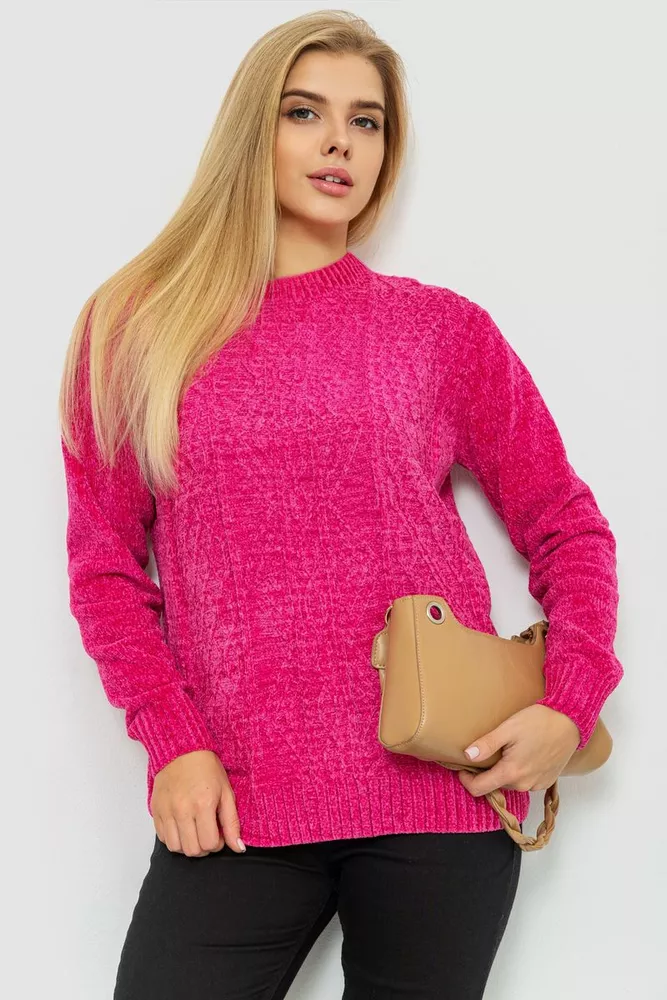 Купити Светр жіночий, колір малиновий, 221R20PCS05 - Фото №1
