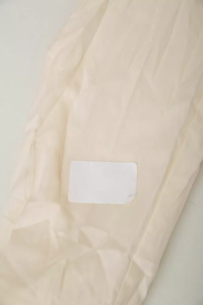 Купити Сорочка жіноча однотонна  -уцінка, колір кремовий, 230R068-8-U-1 - Фото №6