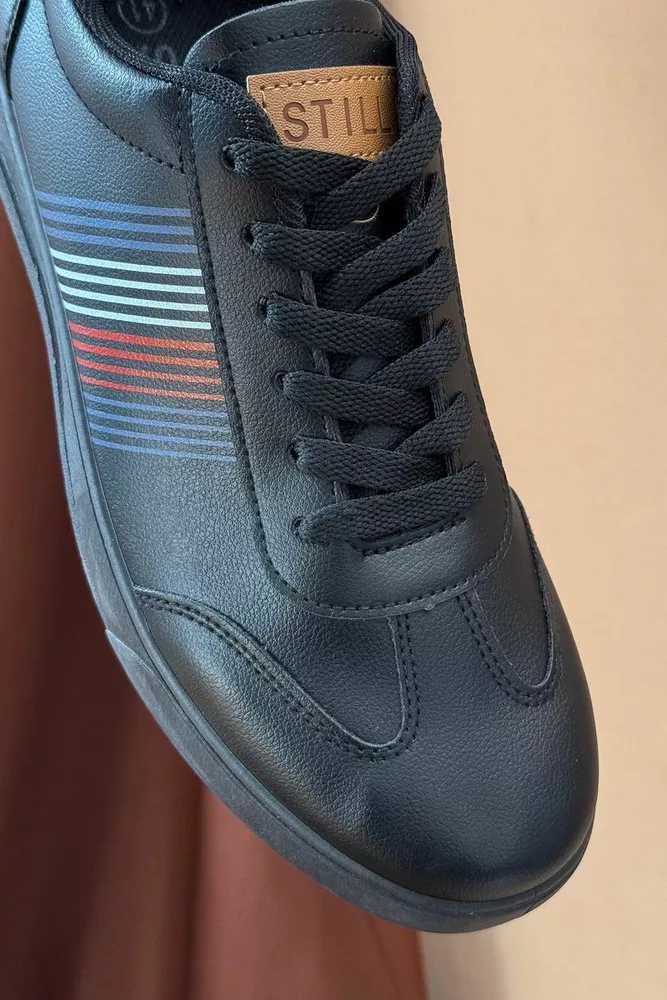 Купить Кеды мужские, цвет черный, 248RR202 - Фото №3