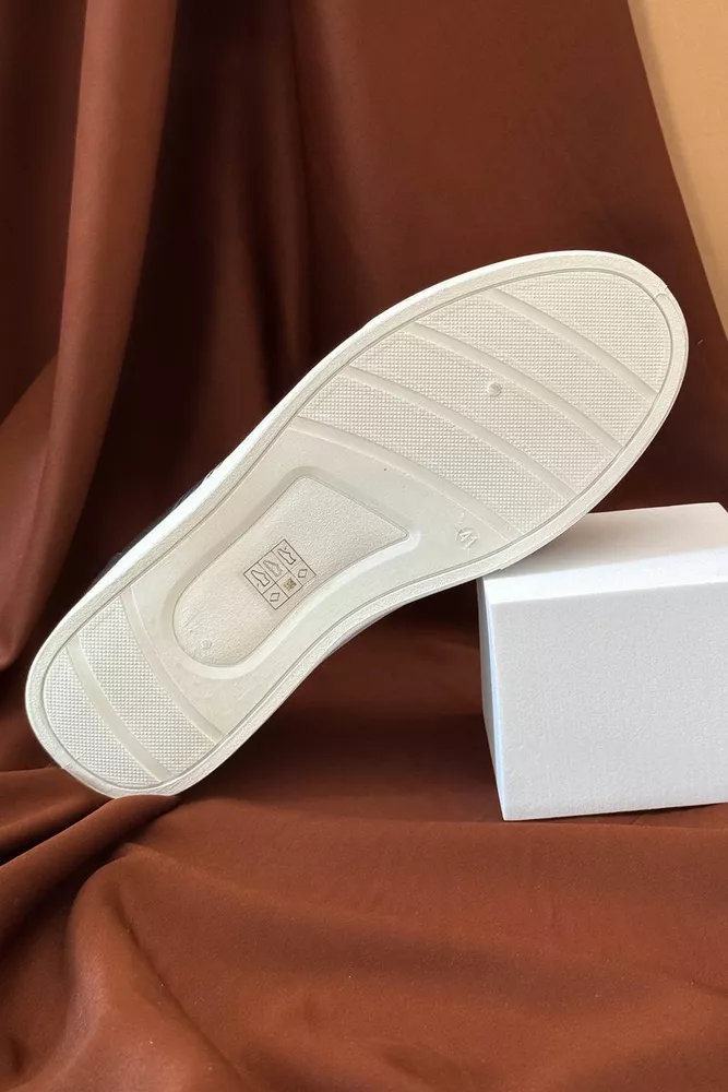 Купить Кеды мужские, цвет черно-белый, 248RR202 оптом - Фото №5