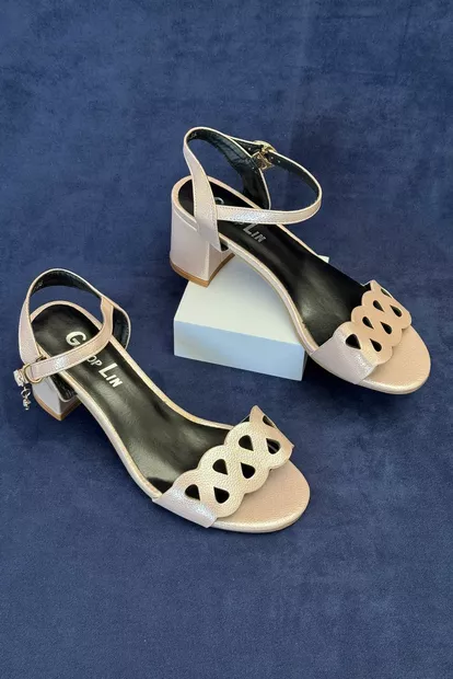 Босоніжки жіночі, колір пудровий, 243RE265