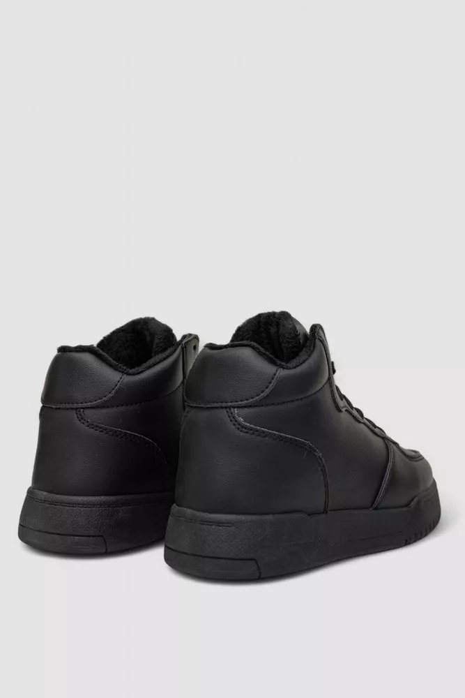 Купити Кросівки жіночі зимові на хутрі, колір чорний, 248RAD03 - Фото №4