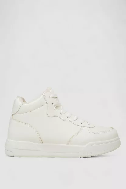 Кросівки жіночі зимові на хутрі, колір білий, 248RAD03