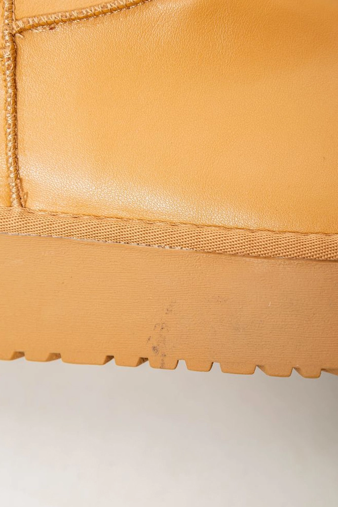 Купить Угги женские на меху  -уценка, цвет коричневый, 243RL954-U-9 - Фото №8