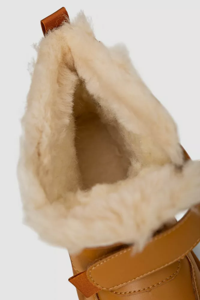 Купити Уггі жіночі на хутрі  -уцінка, колір коричневий, 243RL953-U-3 - Фото №6