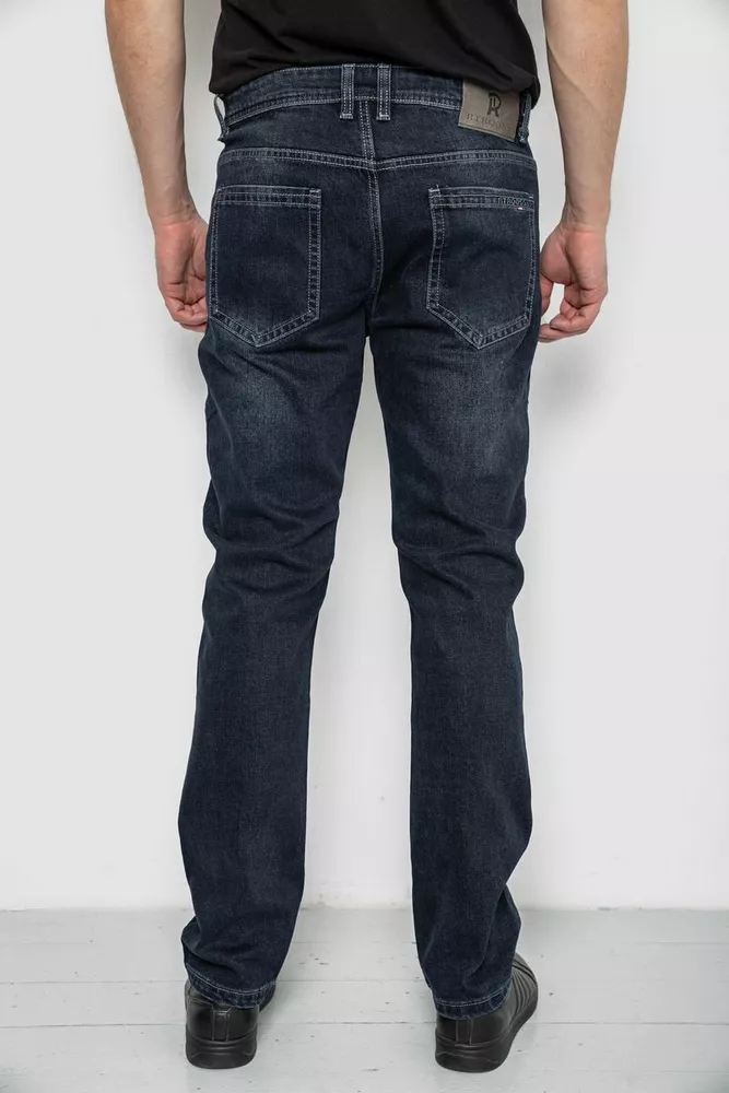 Купить Джинсы мужские демисезонные  -уценка, цвет темно-синий, 243R8136-U-6 - Фото №4
