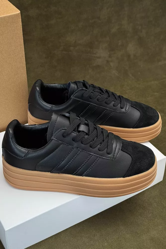 Купить Кроссовки женские демисезонные, цвет черный, 248RCX1570 - Фото №3