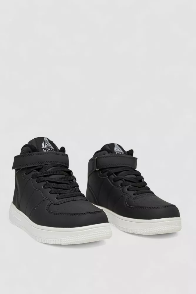 Купить Кроссовки женские зимние на меху  -уценка, цвет черно-белый, 248RH1040-U-1 - Фото №3