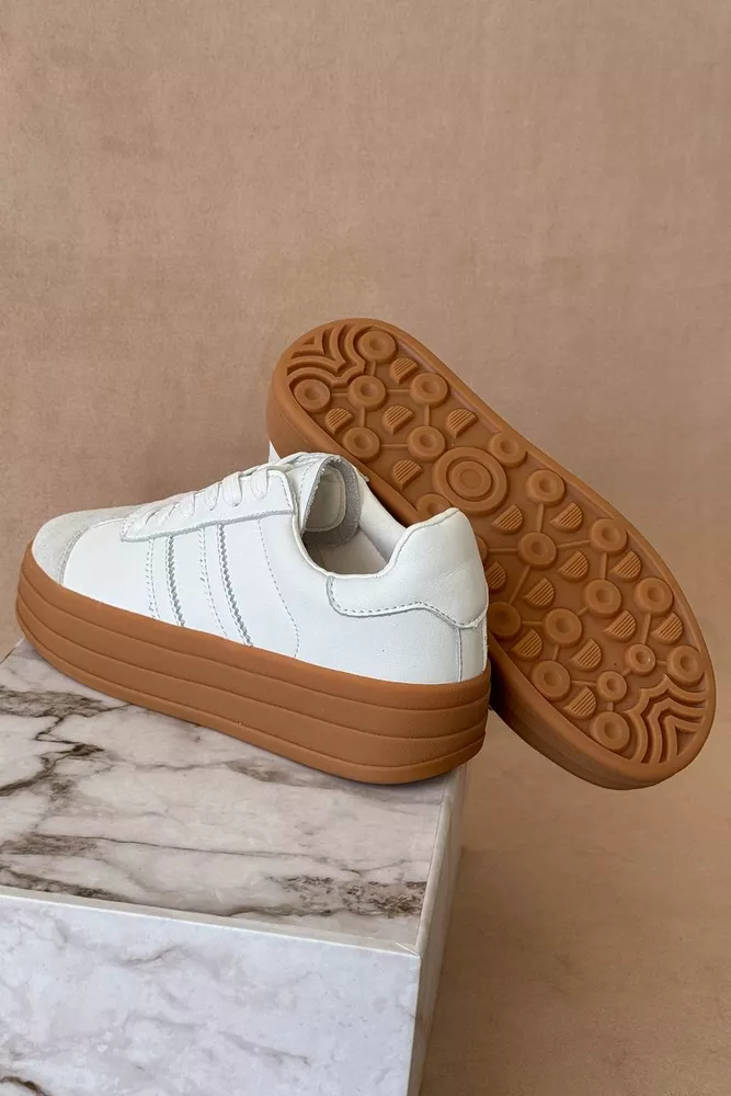 Купити Кросівки жіночі демісезонні, колір білий, 248RCX1570 - Фото №5