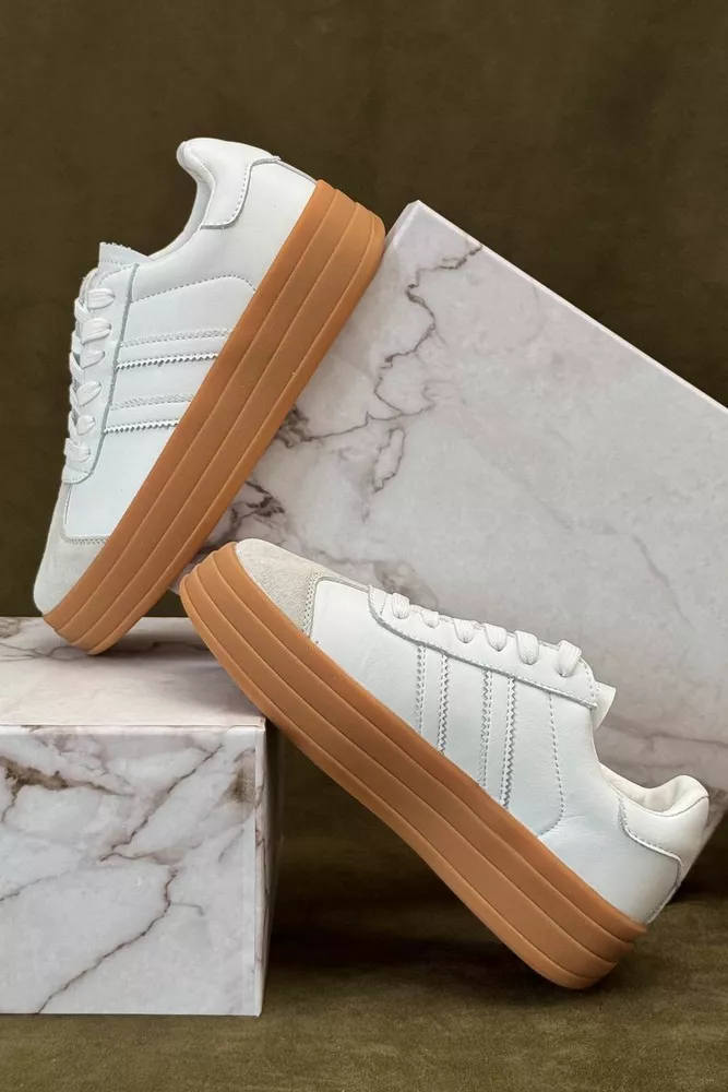 Купити Кросівки жіночі демісезонні, колір білий, 248RCX1570 - Фото №1