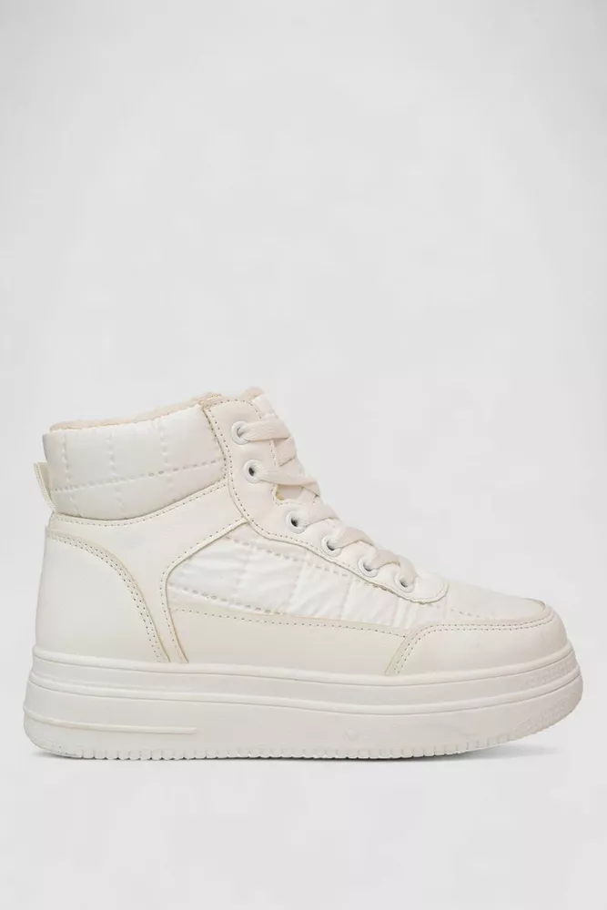 Купити Кросівки жіночі зимові  -уцінка, колір білий, 248RBB09-U - Фото №1