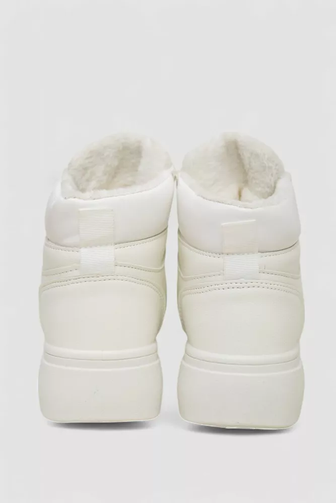 Купить Кроссовки женские зимние на меху  -уценка, цвет белый, 248RQT12-U-3 - Фото №4