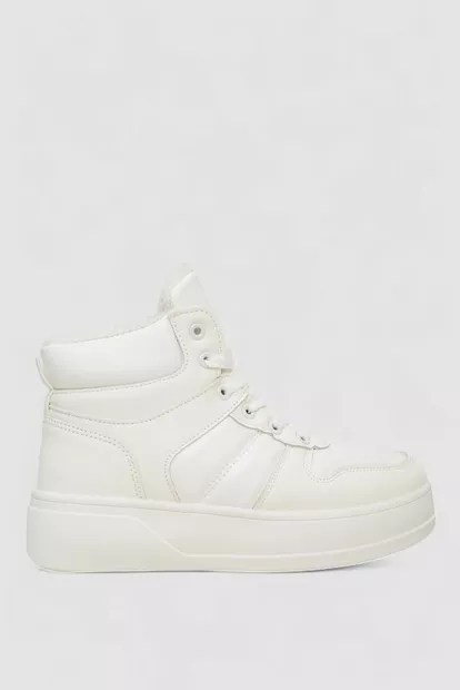 Кроссовки женские зимние на меху  -уценка, цвет белый, 248RQT12-U-3