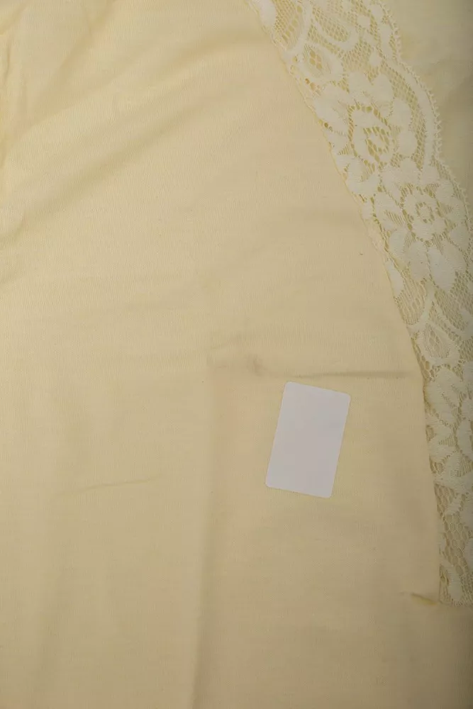 Купити Піжама жіноча з принтом  -уцінка, колір жовтий, 243R1600-008-U-12 - Фото №7